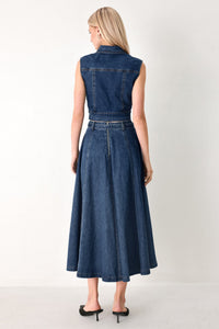 SWEET TALKER DENIM CROP VEST