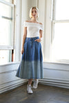 STATE OF MIND DENIM MIDI SKIRT