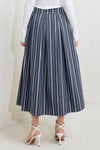 BEHIND THE GRIN WOVEN MIDI SKIRT