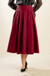 DANCE WITH DESTINY WOVEN MIDI SKIRT