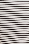 WINDING PATH STRIPED WOVEN SKIRT