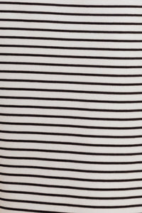 WINDING PATH STRIPED WOVEN SKIRT