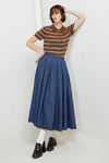 DEAR MOMENT DENIM FULL SKIRT