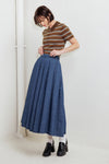 DEAR MOMENT DENIM FULL SKIRT
