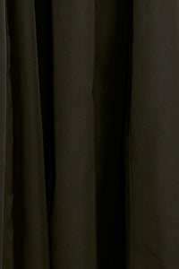 GOLDEN STILL BLACK WOVEN FULL MIDI SKIRT