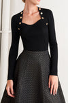 EVENING SCULPT METALLIC WOVEN CIRCLE SKIRT
