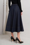 DENIM BALLET CIRCLE SKIRT