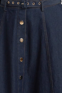 DENIM BALLET CIRCLE SKIRT