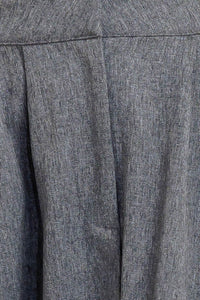 TIMELESS LOOK WOVEN MIDI CIRCLE SKIRT