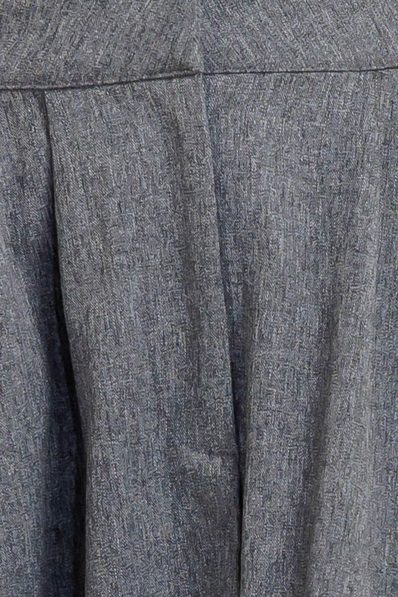 TIMELESS LOOK WOVEN MIDI CIRCLE SKIRT