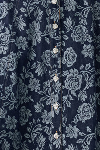 ROSETTE FLORAL WOVEN JACQUARD FULL SKIRT