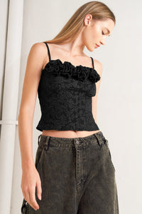 CAN'T BLAME ME GARGO DENIM PANTS