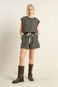 SUNSET COVE STRIP ROMPER