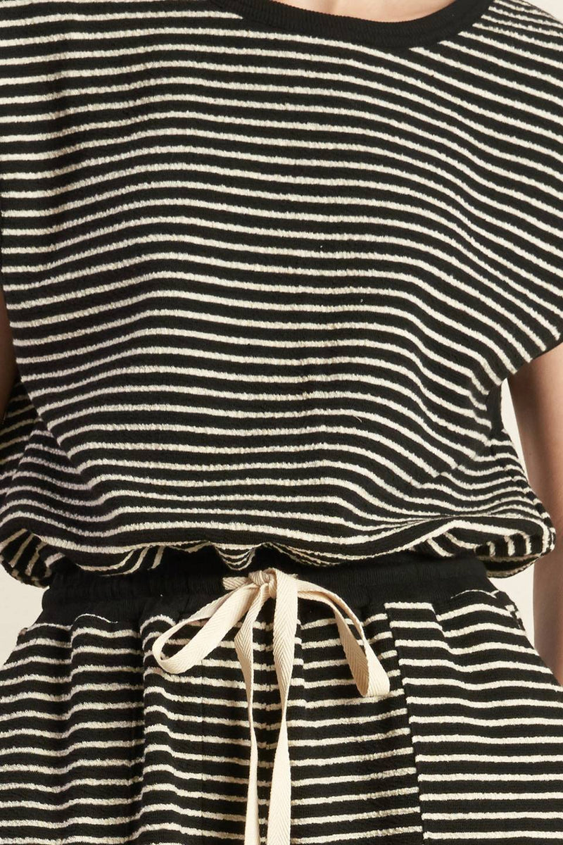 SUNSET COVE STRIP ROMPER