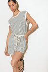 SUNSET COVE STRIP ROMPER