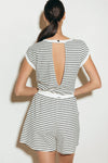 SUNSET COVE STRIP ROMPER