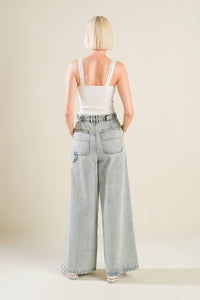 IF I KNOW ME DENIM PANTS