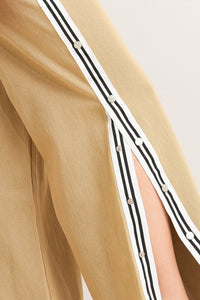 ELEGANT ELEVATION WOVEN TWILL PANTS