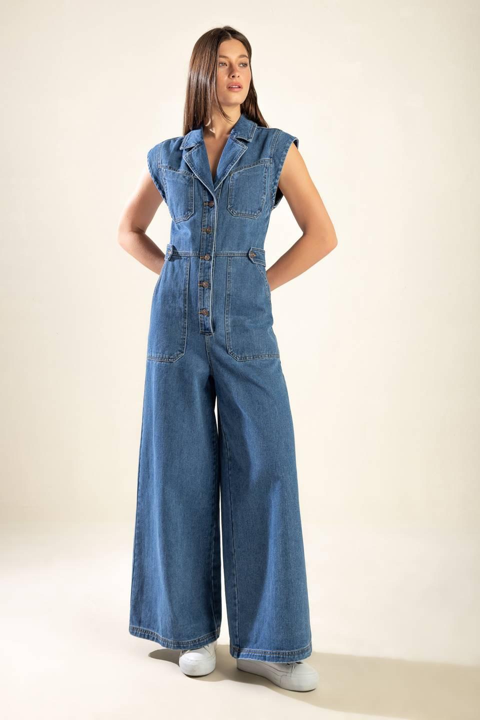 OVER YOU AGAIN DENIM JUMPSUIT – Adelyne's Boutique & Gifts