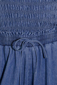 FEELING FREE INDIGO DENIM JUMPSUIT