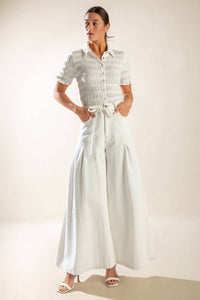 EVERY SUNDAY WHITE WOVEN PANTS