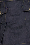 A FRESH PICK INDIGO DENIM SKORT