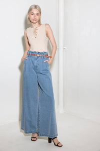 KISSED BY SUNLIGHT DENIM PANTS