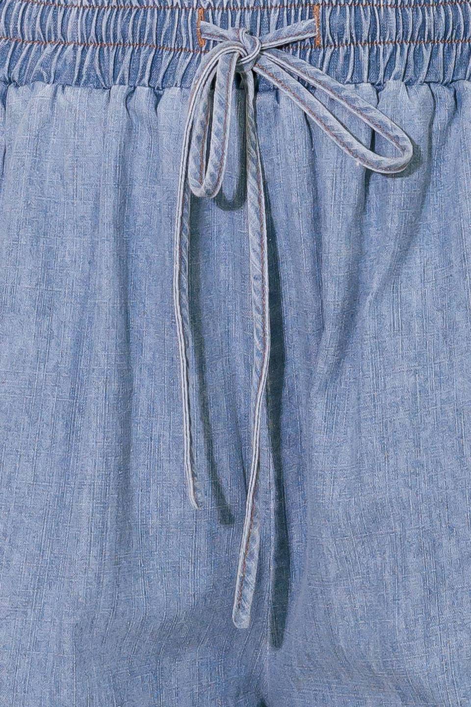 RIVERSIDE SIPS LIGHT INDIGO CHAMBRAY PANTS