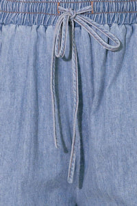 RIVERSIDE SIPS LIGHT INDIGO CHAMBRAY PANTS