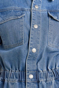 RELAX UTILITY DENIM JUMPSUIT