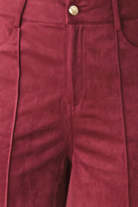MIDNIGHT MESA STYLE FAUX SUEDE PANTS