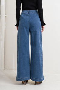 TIMELESS BLUE DENIM PANTS