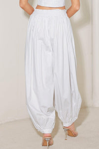 OCEAN BREEZE WOVEN BALLON PANTS