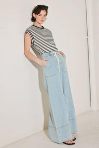 WEEKEND SOUNDTRACK DENIM PANTS