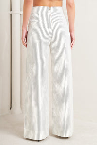 EFFORTLESS FORM STRIPE WOVEN PANTS