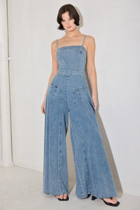 COASTAL CONFIDENCE DENIM JUMPSUIT