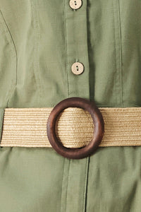 CUTIE EXPLORER WOVEN ROMPER