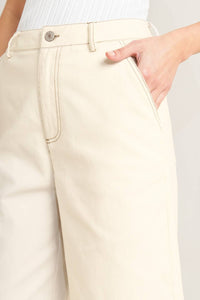 SUNDAY LEAF TWILL CULOTTE PANTS
