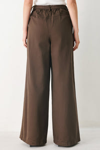 BROWN SUGAR STATEMENT WOVEN PANTS