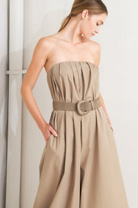 QUIET SENSUALITY WOVEN JUMPSUIT