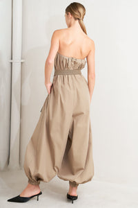 QUIET SENSUALITY WOVEN JUMPSUIT