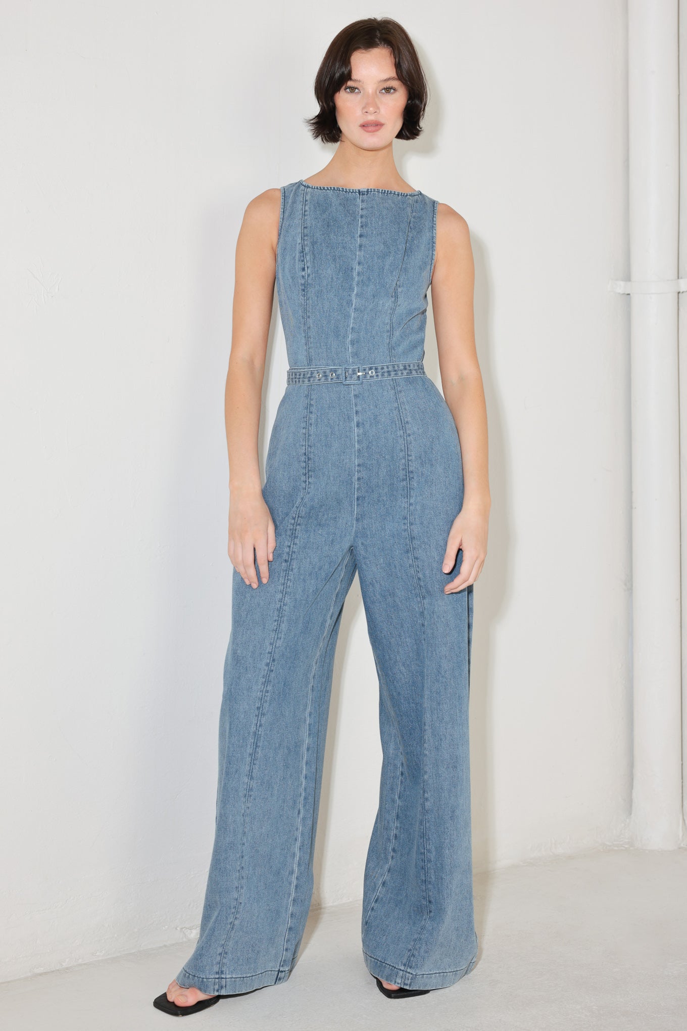ELEVATED EDGE DENIM JUMPSUIT