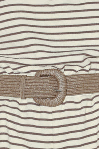 WEEKEND STRIPE KNIT ROMPER