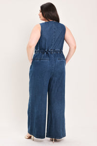 RUNWAY HIT LINE DENIM JUMPSUIT