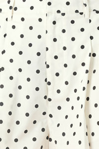 CHAMPAGNE DOTS WOVEN SHORTS