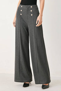 MODERN PINSTRIPE WOVEN PANTS