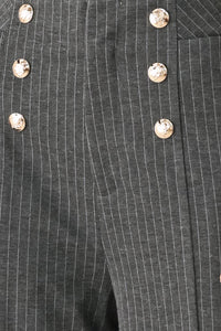 MODERN PINSTRIPE WOVEN PANTS