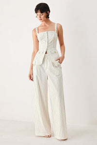 SUTTON STRIPE WOVEN PANTS