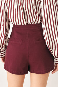 MERLOT RIDGE WOVEN SKORT