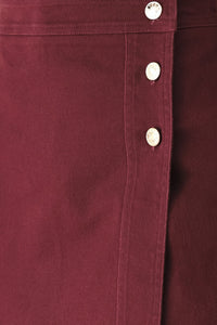 MERLOT RIDGE WOVEN SKORT